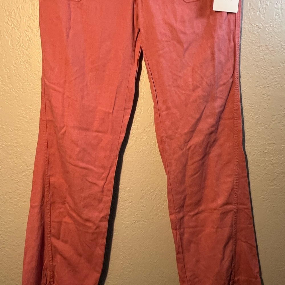 April Spirit Light Beige Brown Track Pants with Elastic Waistband SZ M - Picture 2 of 8